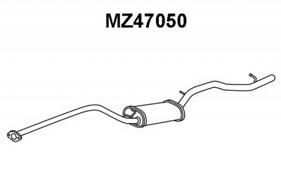 VENEPORTE mz47050 -  Глушитель выхлопных газов конечный