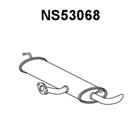VENEPORTE ns53068 -  Глушитель выхлопных газов конечный