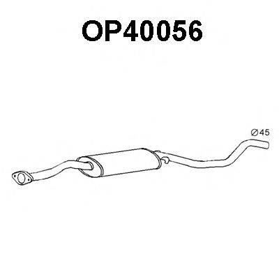VENEPORTE op40056 -  Предглушитель выхлопных газов