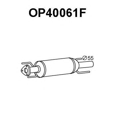 VENEPORTE op40061f -  Сажевый / частичный фильтр, система выхлопа ОГ