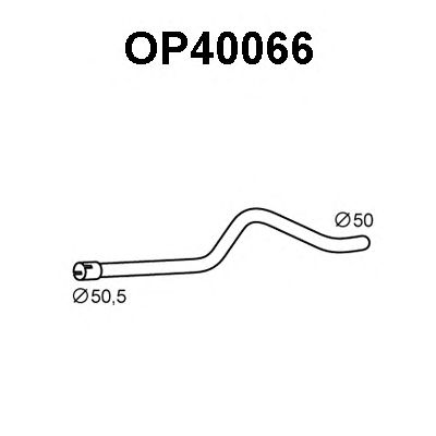 VENEPORTE op40066 -  Труба выхлопного газа