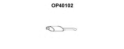 VENEPORTE op40102 -  Глушитель выхлопных газов конечный