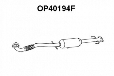 VENEPORTE op40194f -  Сажевый / частичный фильтр, система выхлопа ОГ