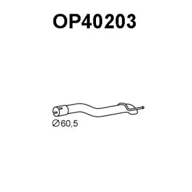 VENEPORTE op40203 -  Труба выхлопного газа