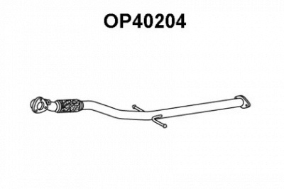 VENEPORTE op40204 -  Труба выхлопного газа