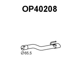VENEPORTE op40208 -  Труба выхлопного газа