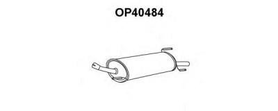 VENEPORTE op40484 -  Глушитель выхлопных газов конечный