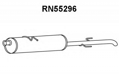 VENEPORTE rn55296 -  Глушитель выхлопных газов конечный