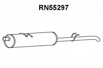 VENEPORTE rn55297 -  Глушитель выхлопных газов конечный