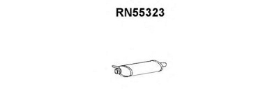 VENEPORTE rn55323 -  Предглушитель выхлопных газов