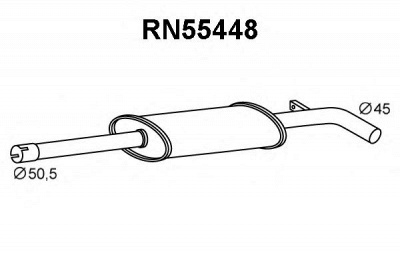 VENEPORTE rn55448 -  Предглушитель выхлопных газов
