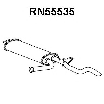 VENEPORTE rn55535 -  Глушитель выхлопных газов конечный