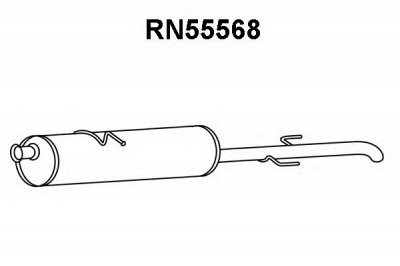 VENEPORTE rn55568 -  Глушитель выхлопных газов конечный