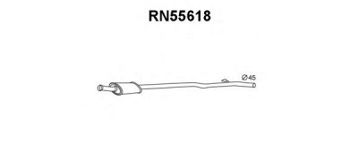 VENEPORTE rn55618 -  Предглушитель выхлопных газов