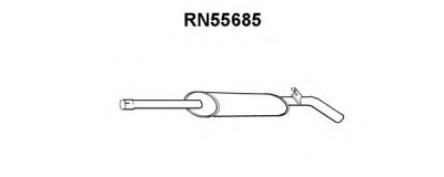 VENEPORTE rn55685 -  Средний глушитель выхлопных газов