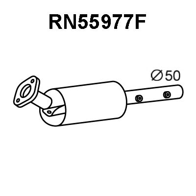 VENEPORTE rn55977f -  Сажевый / частичный фильтр, система выхлопа ОГ