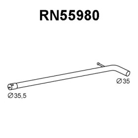 VENEPORTE rn55980 -  Труба выхлопного газа