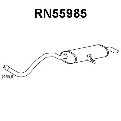 VENEPORTE rn55985 -  Глушитель выхлопных газов конечный