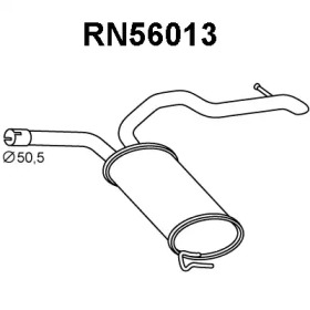 VENEPORTE rn56013 -  Глушитель выхлопных газов конечный