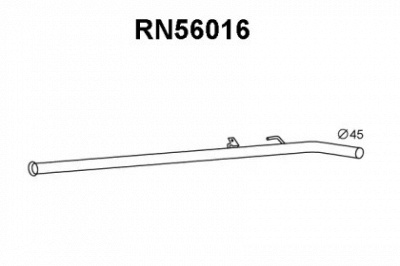 VENEPORTE rn56016 -  Труба выхлопного газа