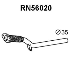 VENEPORTE rn56020 -  Труба выхлопного газа