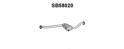 VENEPORTE sb58020 -  Предглушитель выхлопных газов