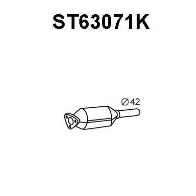 VENEPORTE st63071k -  Катализатор