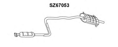 VENEPORTE sz67053 -  Глушитель выхлопных газов конечный