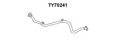 VENEPORTE ty70241 -  Труба выхлопного газа