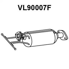 VENEPORTE vl90007f -  Сажевый / частичный фильтр, система выхлопа ОГ