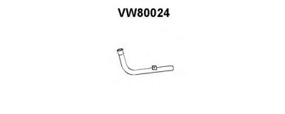 VENEPORTE vw80024 -  Труба выхлопного газа