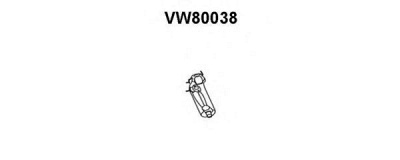 VENEPORTE vw80038 -  Труба выхлопного газа