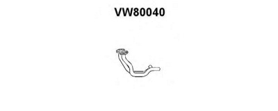VENEPORTE vw80040 -  Труба выхлопного газа