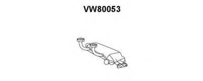 VENEPORTE vw80053 -  Труба выхлопного газа