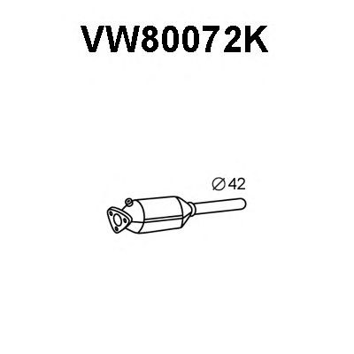 VENEPORTE vw80072k - Катализатор