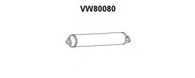 VENEPORTE vw80080 -  Предглушитель выхлопных газов