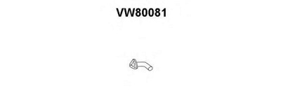 VENEPORTE vw80081 -  Труба выхлопного газа