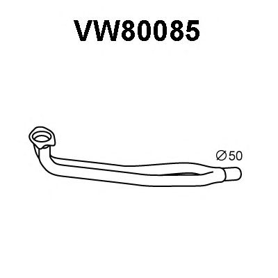 VENEPORTE vw80085 -  Труба выхлопного газа