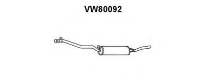 VENEPORTE vw80092 -  Глушитель выхлопных газов конечный