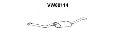 VENEPORTE vw80114 -  Глушитель выхлопных газов конечный