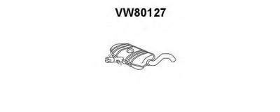 VENEPORTE vw80127 -  Предглушитель выхлопных газов