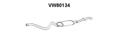 VENEPORTE vw80134 -  Глушитель выхлопных газов конечный