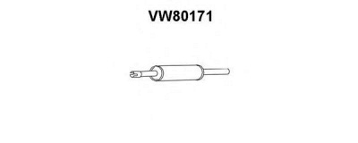 VENEPORTE vw80171 -  Предглушитель выхлопных газов