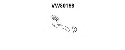 VENEPORTE vw80198 -  Труба выхлопного газа