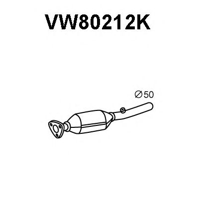 VENEPORTE vw80212k -  Катализатор