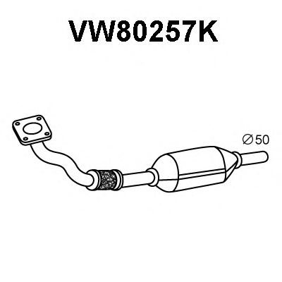 VENEPORTE vw80257k - Катализатор