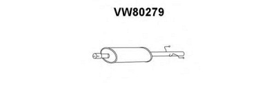 VENEPORTE vw80279 -  Предглушитель выхлопных газов