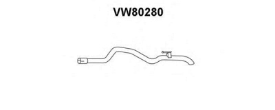 VENEPORTE vw80280 -  Труба выхлопного газа