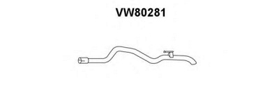 VENEPORTE vw80281 -  Труба выхлопного газа