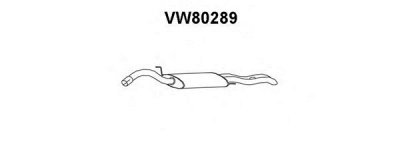 VENEPORTE vw80289 -  Глушитель выхлопных газов конечный